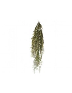 Colgante de Fern, de planta artificial, con hojas colgantes de 98 cms. Verde.