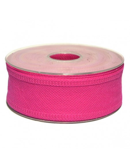 CINTA DE TNT ALAMBRADA CON NYLON 40 mm. x 20 m. FUCSIA