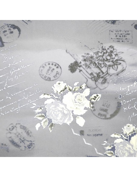 Celofán 70 x 50 m TRANSPARENTE/BLANCO Postal Vintage