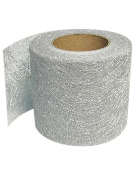 CINTA DE SIZOFLOR  80 mm. x  25 m.  PLATA