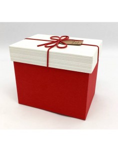 Set x 3 cajas regalo rectangular roja GR.38x20X20H - P.30x14x14H