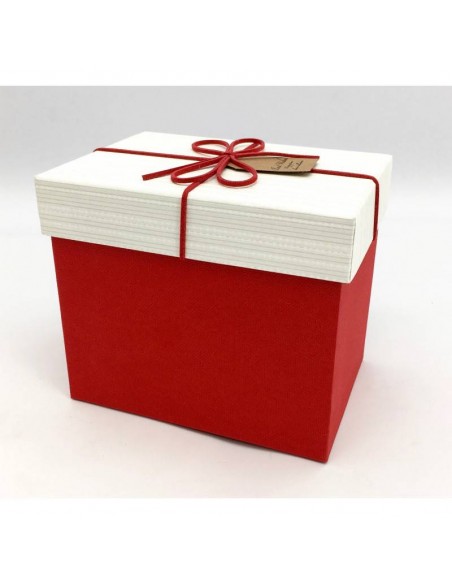 Set x 3 cajas regalo rectangular roja GR.38x20X20H - P.30x14x14H