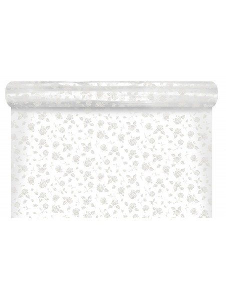 Bobina de celofan circulos crema 70 x 50