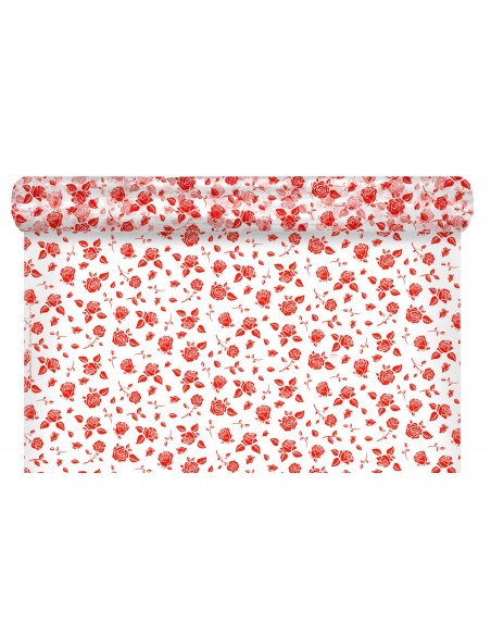 Bobina de celofan circulos crema 70 x 50