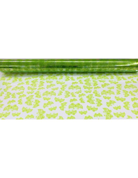 Bobina de celofan modelo Berta verde 70 x 50