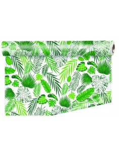 Bobina de celofan Mate Tropical verde 70 x 50