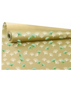 Bobina papel kraft 80 x 40m natural tokio verde