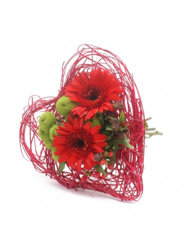 Soporte para bouquet corazon 25cm