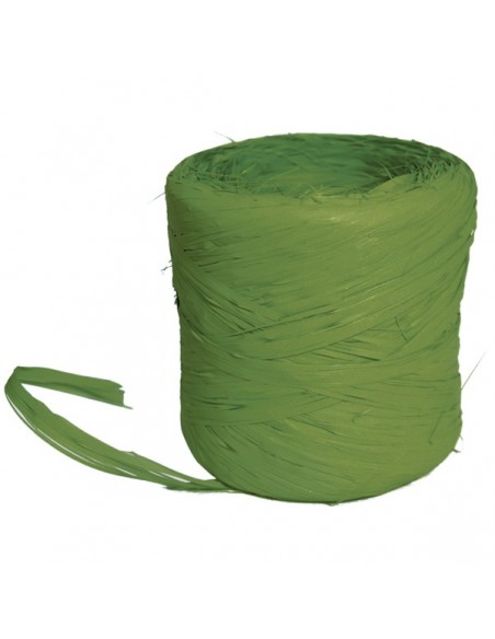 BOBINA DE RAFIA (RESISTENTE AL AGUA ) 200 m. VERDE MUSGO