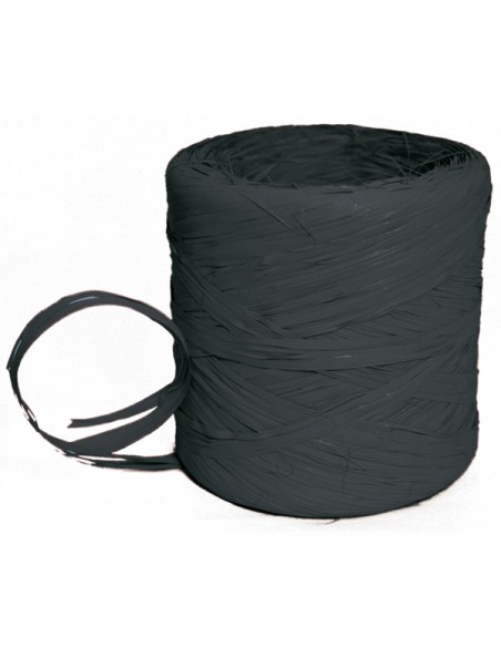 BOBINA DE RAFIA (RESISTENTE AL AGUA ) 200 m. NEGRO