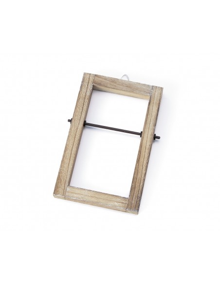 Marco de madera rectangular 13 x 21 con soporte