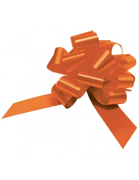 50 LAZOS AUTOMATICOS 30 mm. Ø 130 mm.  NARANJA  800 (16x50)