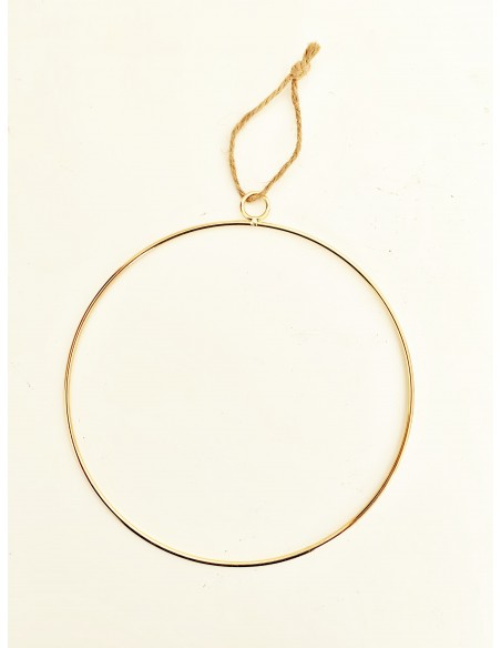 Aro Metal Dorado 20cm
