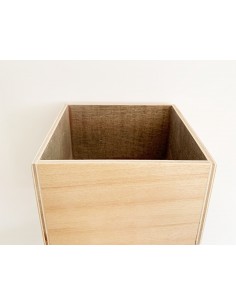Caja de madera 15x15x10cm
