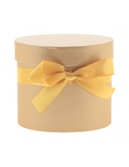 Caja Sombrero Posh diametro 15cmx13.h Caramel