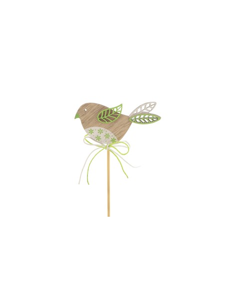Pick Pájaro kiki 8cm x 50cm En Palo x25u Verde