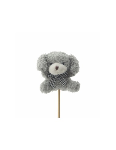 Pick Perrito Peluche 8.5cm Gris