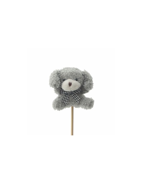 Pick Perrito Peluche 8.5cm Gris