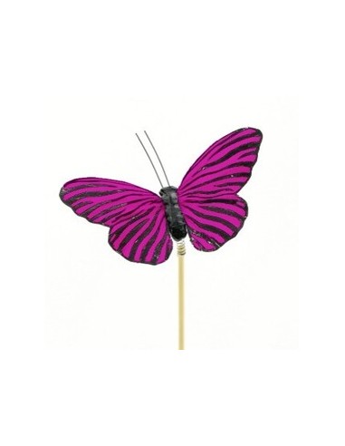 Pick Mariposa 5cm x 50cm el palo fucsia