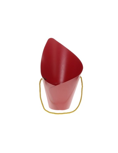 Cubre macetas classic 12cm roja