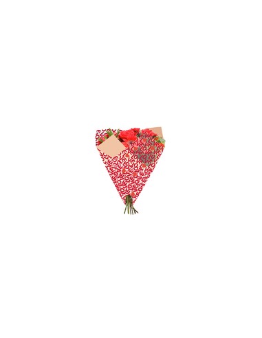 Bolsa para bouquet Love Letters 50x44cm