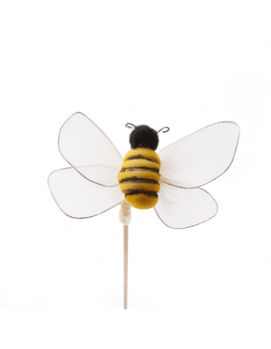 Picks Abeja Maya 7cm 50cm en palo x10und