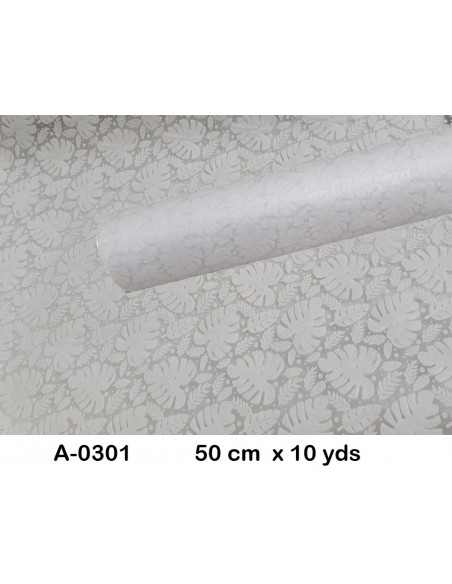 Envoltorio repelente al agua 50 cm x 10m blanco