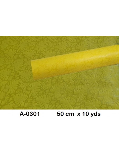 Envoltorio repelente al agua 50 cm x 10m Amarillo