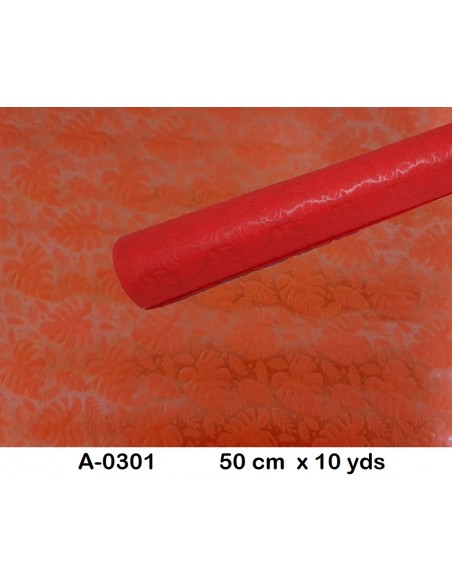 Envoltorio repelente al agua 50 cm x 10m Rojo