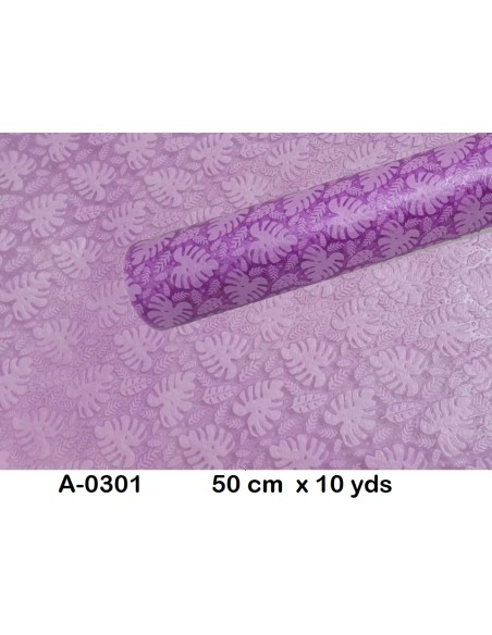 Envoltorio repelente al agua 50 cm x 10m Lila