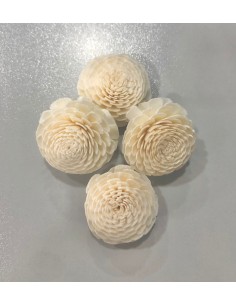 Flor Shola Crisantemo 5cm caja x18Und + Alambre