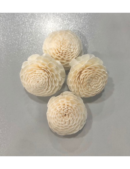 Flor Shola Crisantemo 5cm caja x18Und + Alambre