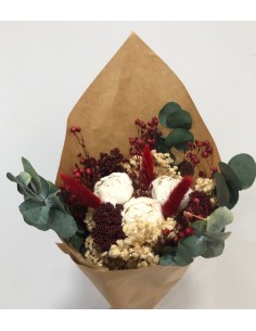 Bouquet preservado Rojo